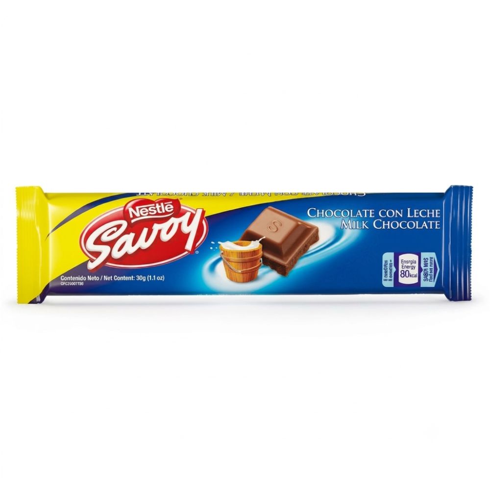 Chocolate Con Leche Savoy 30gr