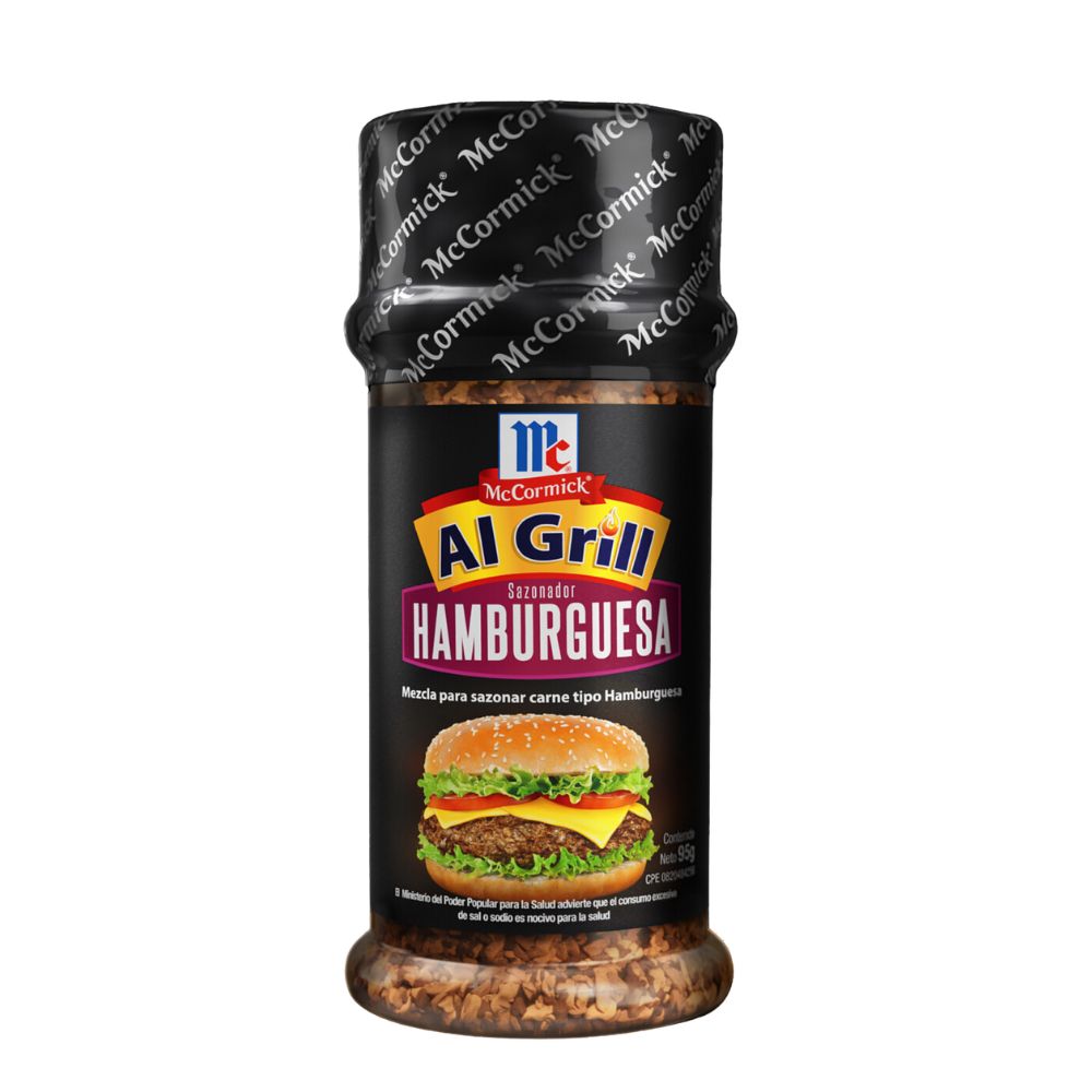 McCormick Al Gril Sazonador para Hamburguesa 95gr