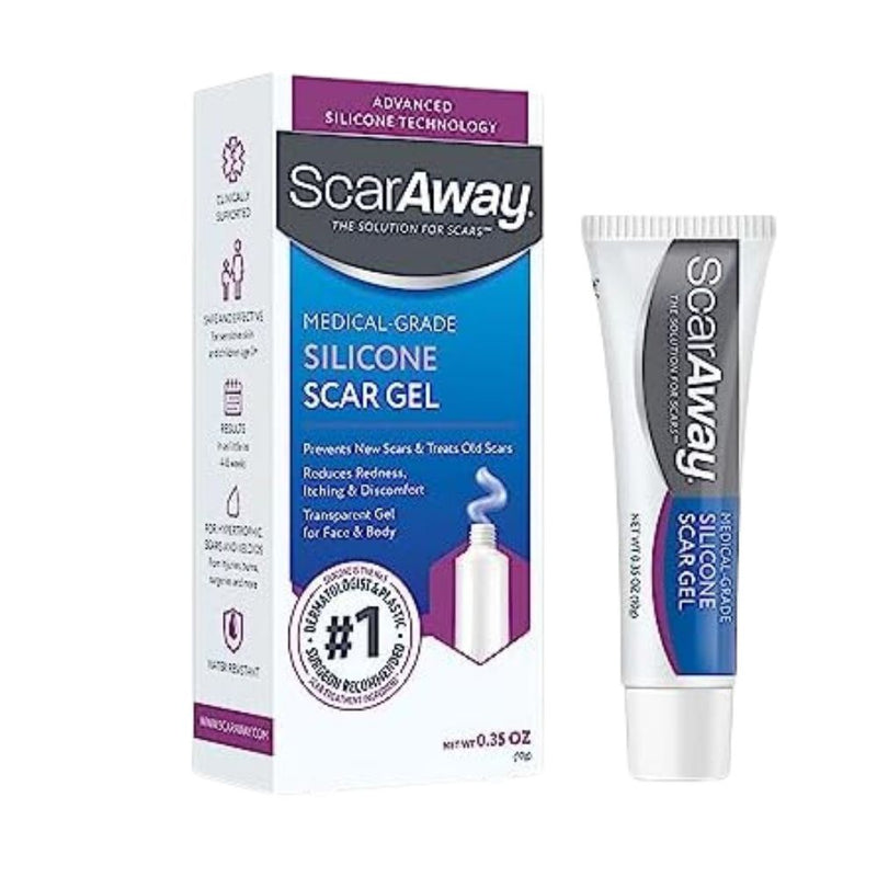 ScarAway Advanced Skincare Gel Para Cicatrices de Silicona 100 % de Grado Médico 10gr