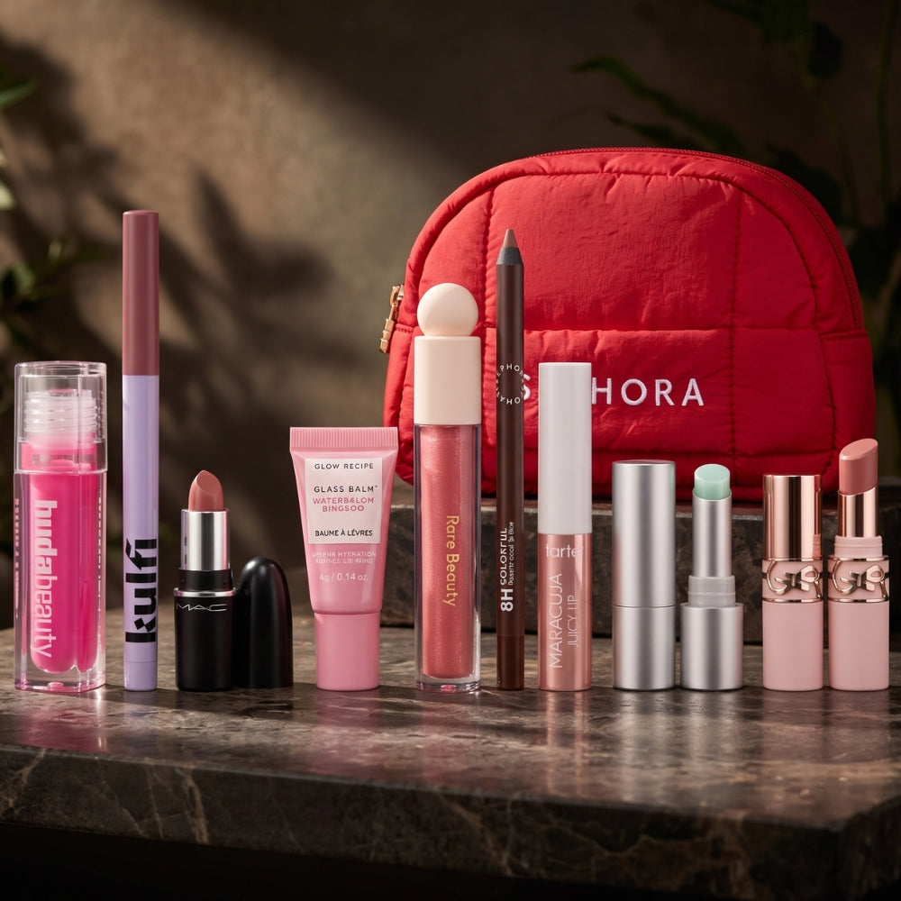 Sephora Favorites Holiday Lip Kit 9 Productos