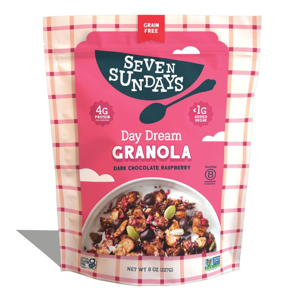 Seven SunDays Day Dream Granola Dark Chocolate Raspberry 227gr