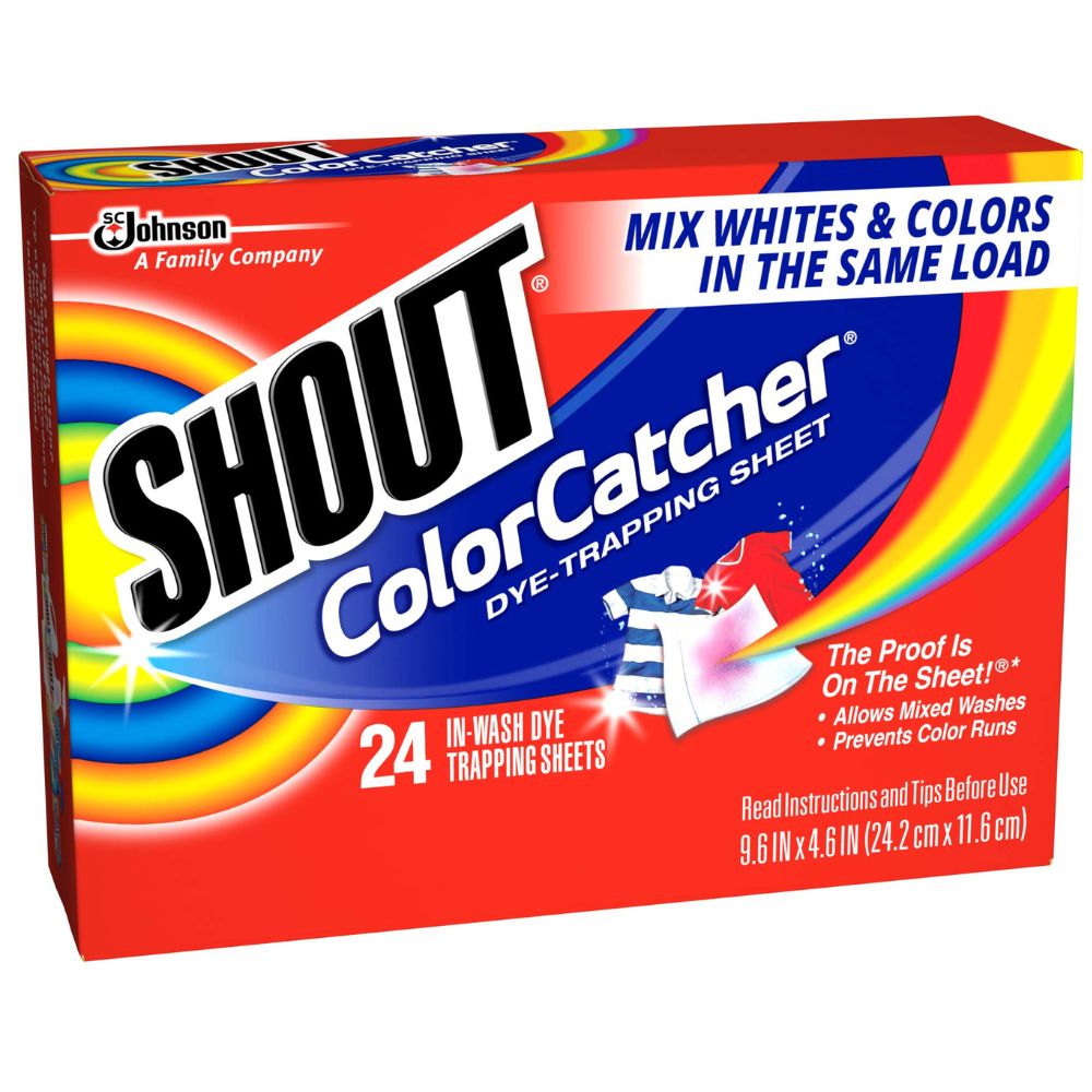 Shout Color Catcher 24 In-Wash Dye-Trapping Sheet 20.3cm x 11.6cm