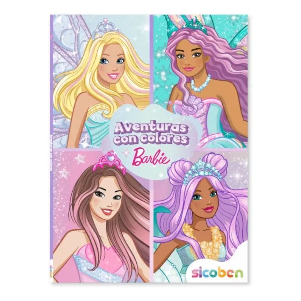 Aventuras Con Color Barbie Libro Para Colorear