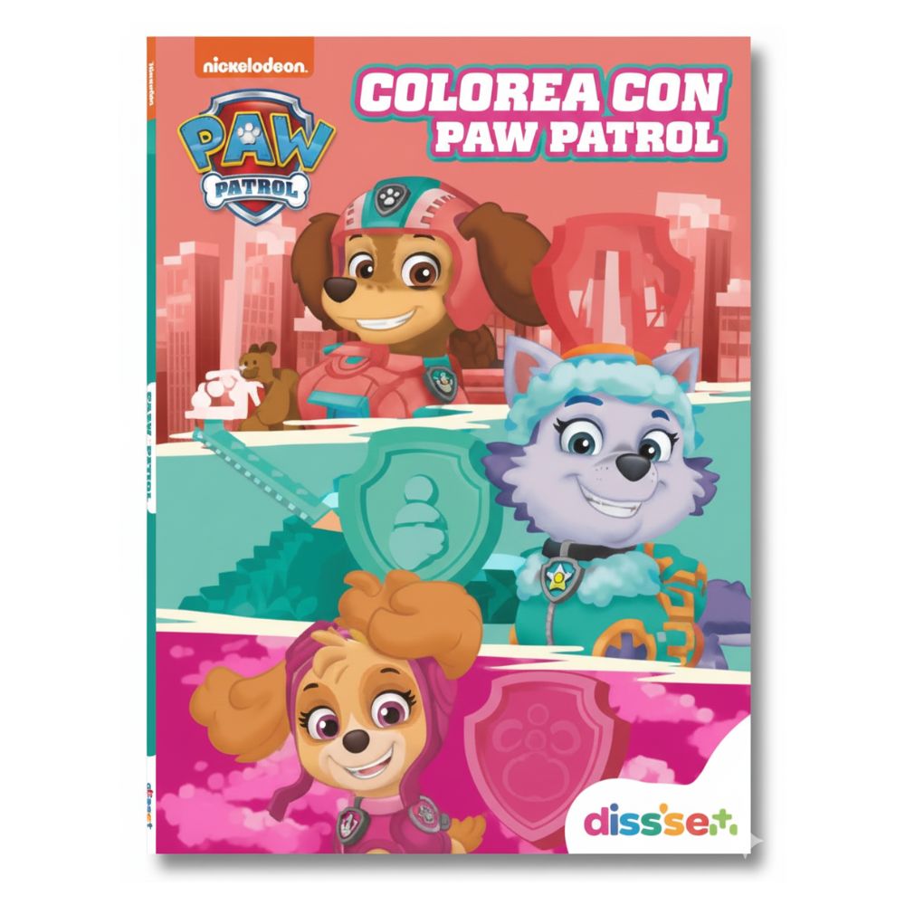 Sicoben Colorea Con Paw Patrol Libro Infantil Para Colorear