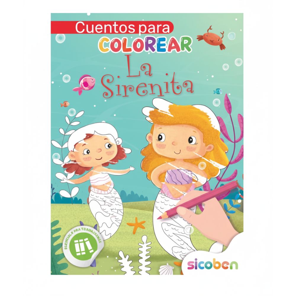 Sicoben Cuentos Para Colorear La Sirenita
