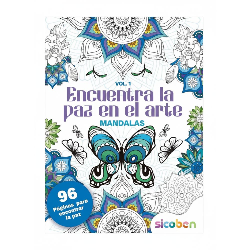 Encuentra La Paz En El Arte Vol 1 Mandalas 96 Pag