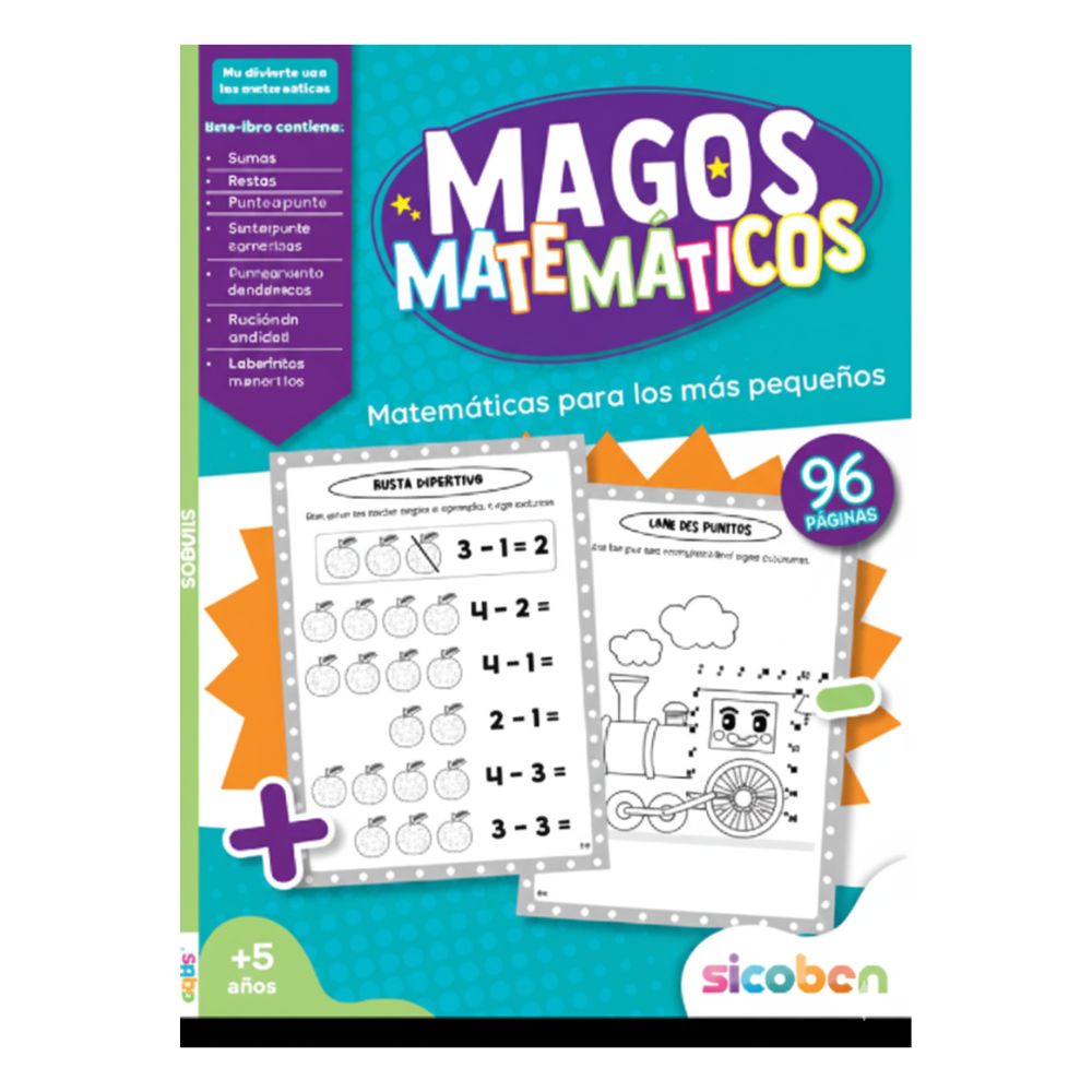 Magos Matemáticos Libro De Actividades Para Niños 5+