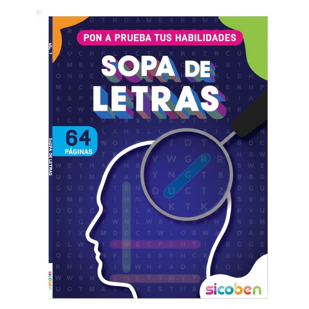 Sicoben Sopa De Letras Pon A Prueba Tus Habilidades 64 Pag
