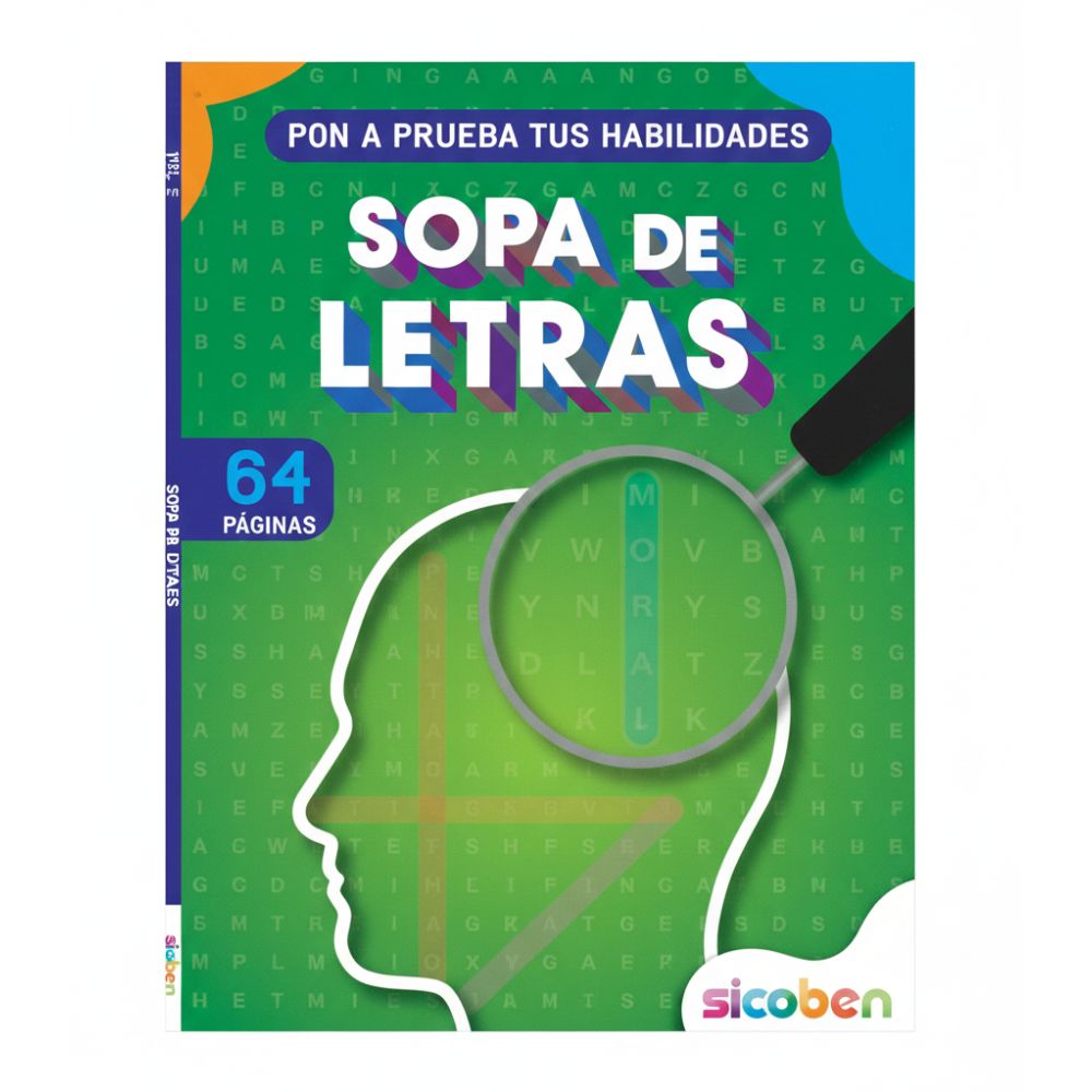 Sicoben Sopa De Letras Pon A Prueba Tus Habilidades 64 Pag