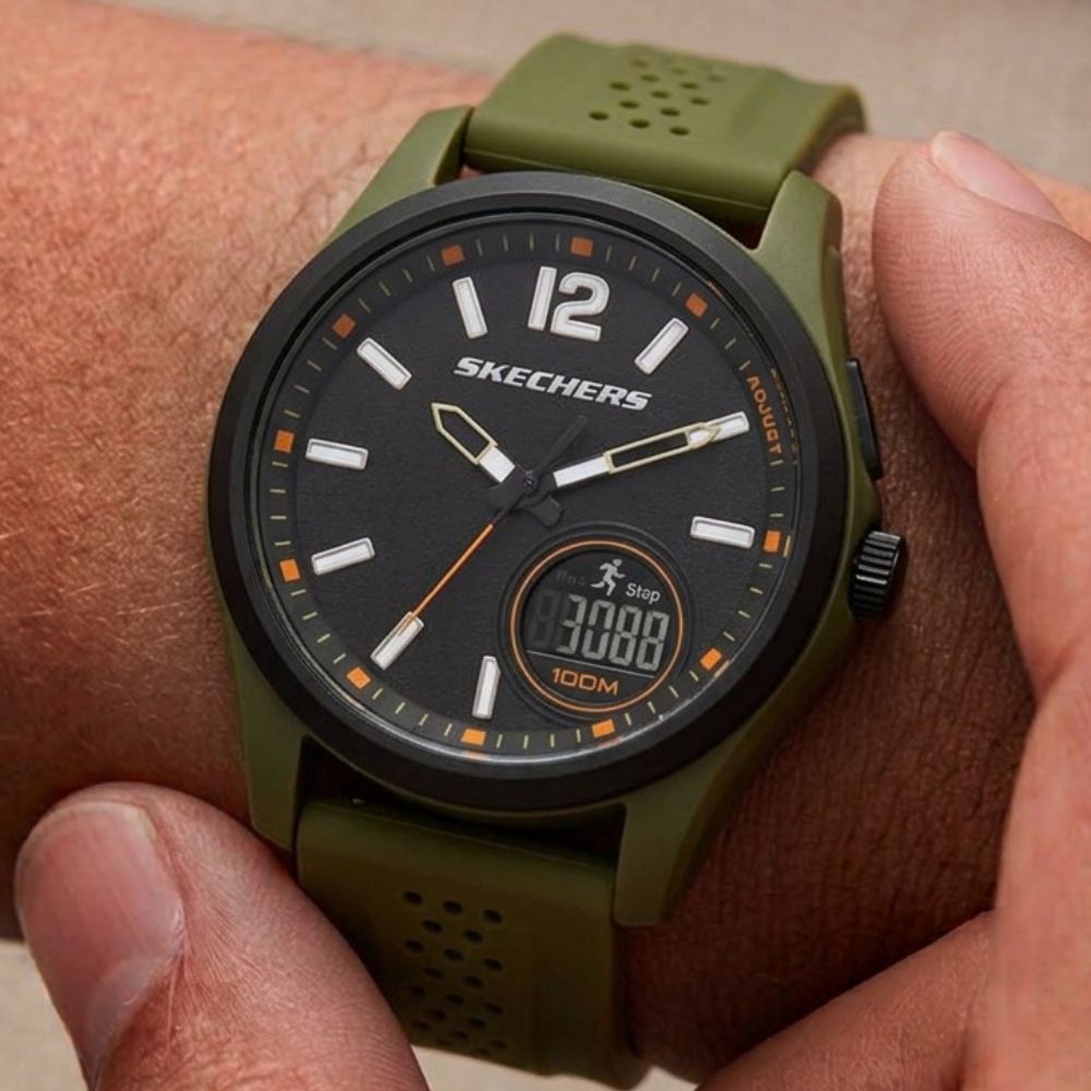 Skechers Reloj Para Caballeros Sellas Green