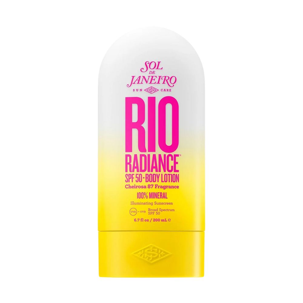 Sol de Janeiro Rio Protector Solar 100% Mineral Radiance Spf 50 Body Lotion Cheirosa 87 Fragance 200ml