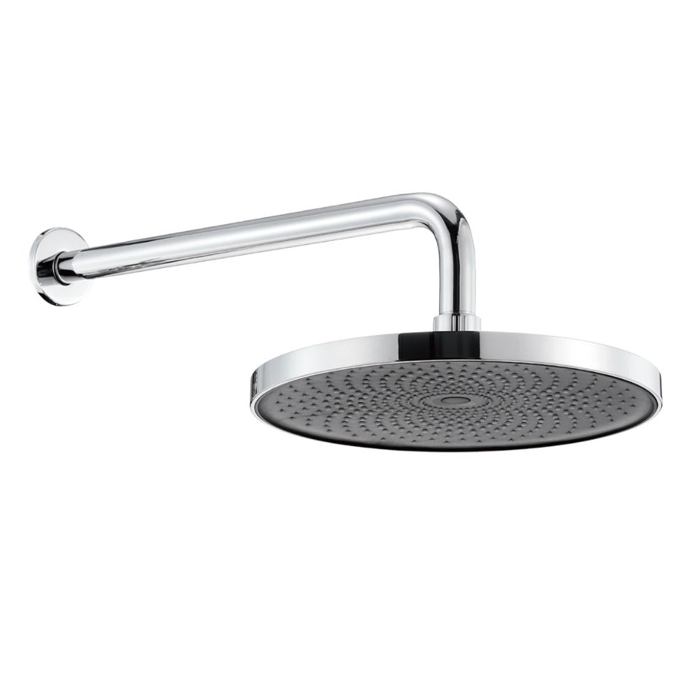 Solvex Plus Juego De Ducha Cromada De 10" Redondo ABS Brazo De 50cm
