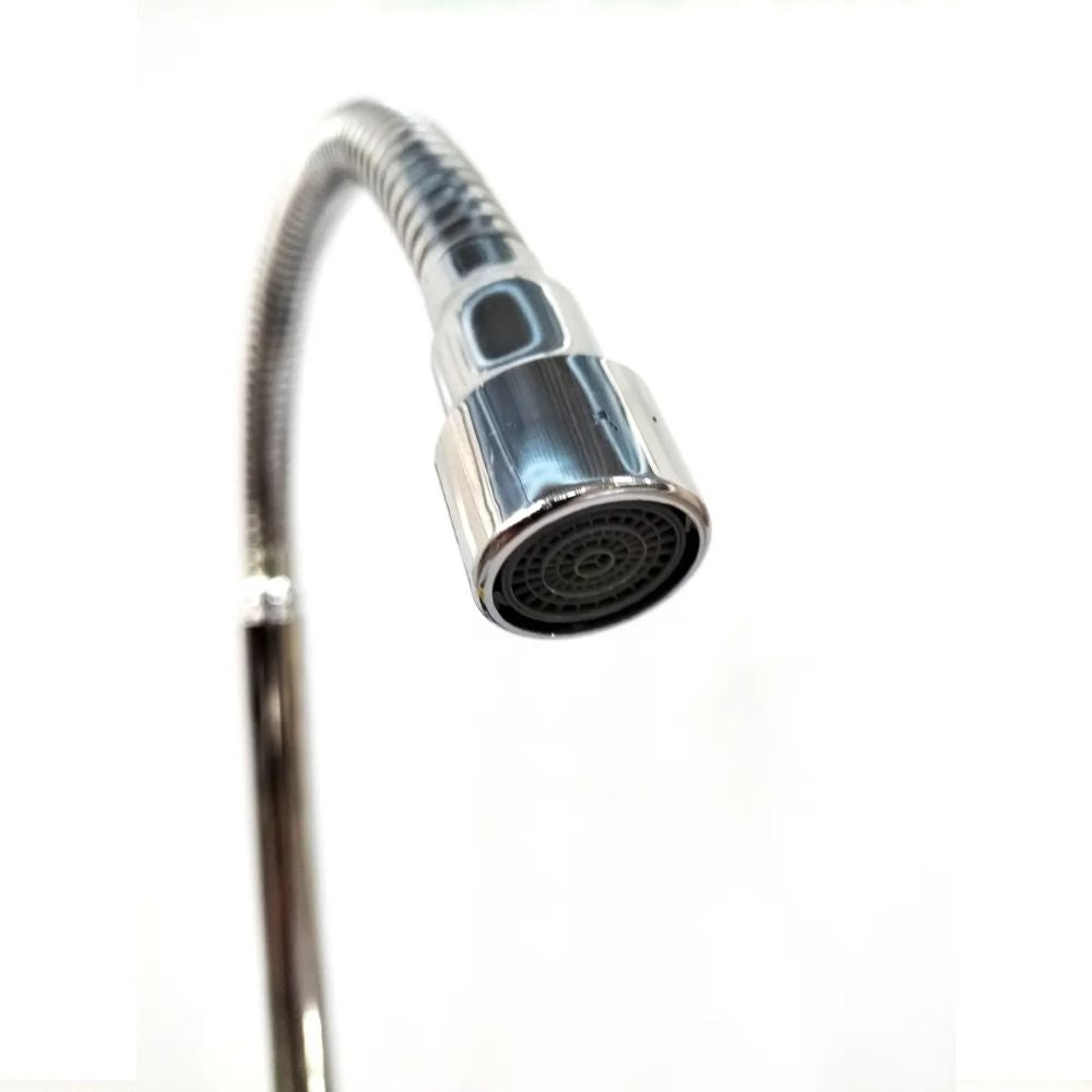 Solvex Basic Llave Cromada Individual De Zinc Para Fregadero