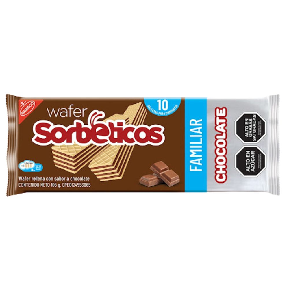 Galletas Sorbeticos Chocolate 105gr