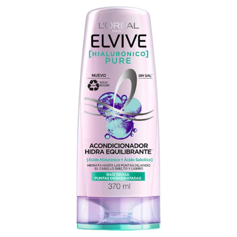 L'oreal El Vive Acondicionador Acido Hialuronico Pure 370 Gr