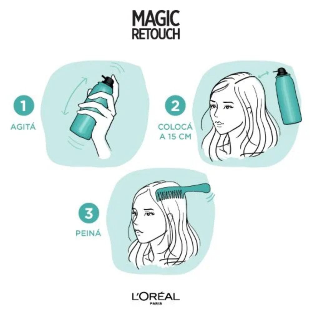 Spray Cubre Canas Loreal Magic Retouch Rubio Claro 75 ml
