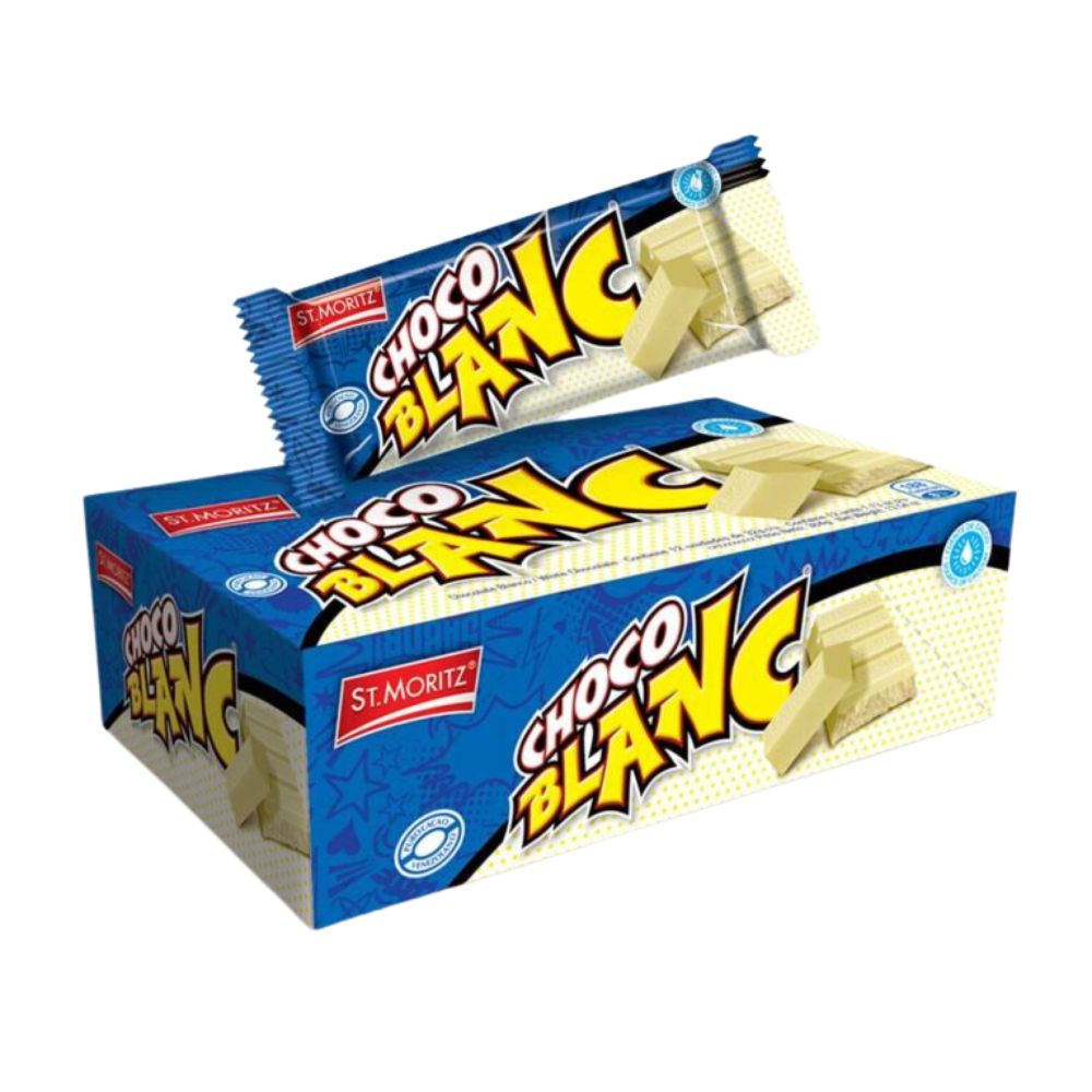 St. Moritz Choco Blanc 12 Und x 32gr