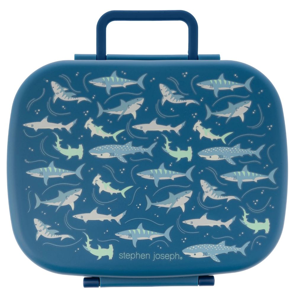 Stephen Joseph Bento Box Con Bandeja Removible Shark