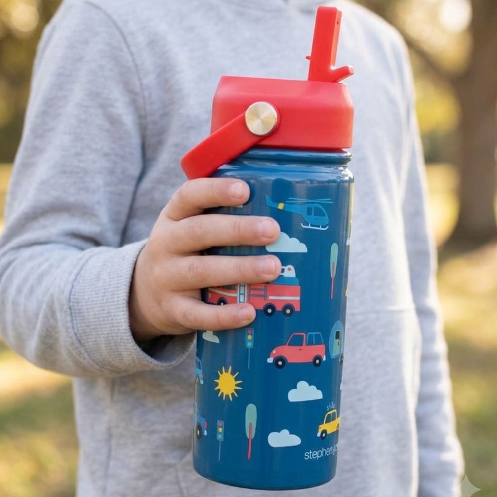 Stephen Joseph Termo Aislante Con Asa Transportation 14oz