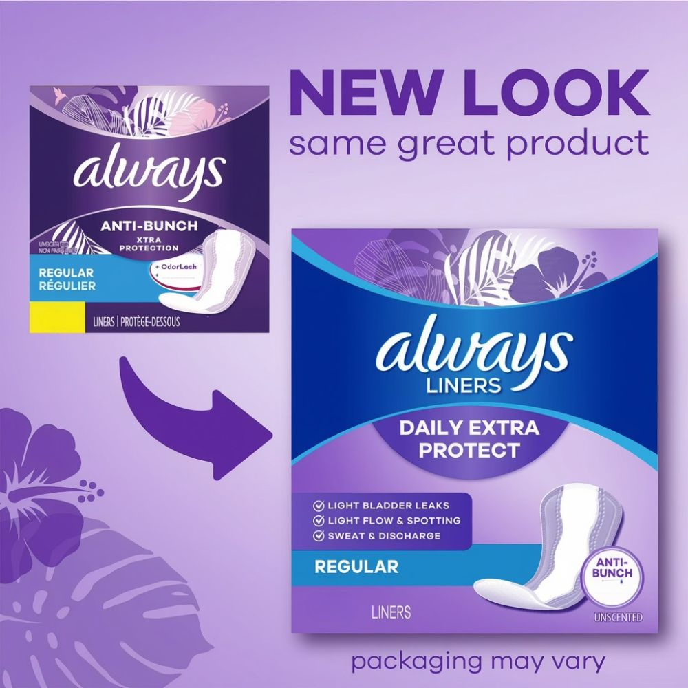 Always Protectores Diarios Anti-Bunch Long 50 pads