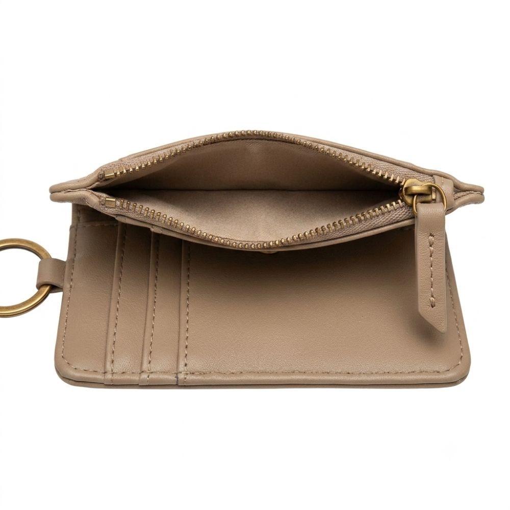 Steve Madden Monedero Card Case Latte