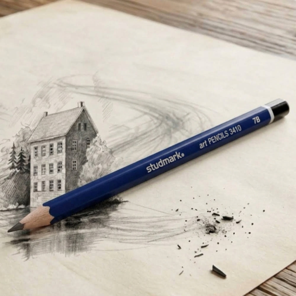 Studmark Lápiz Artístico Graduado De Grafito "7B" 1Und