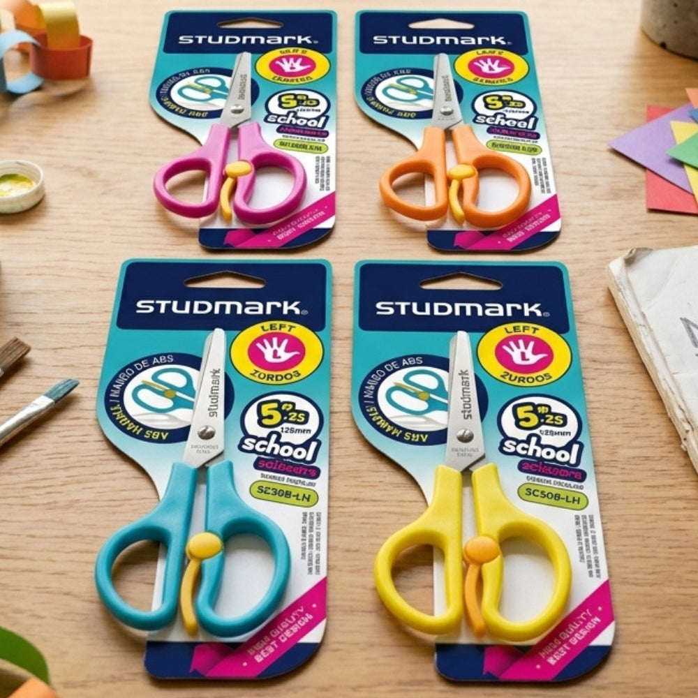 Studmark Tijera Escolar para Zurdos 5.25" 13.5cm Colores Varios