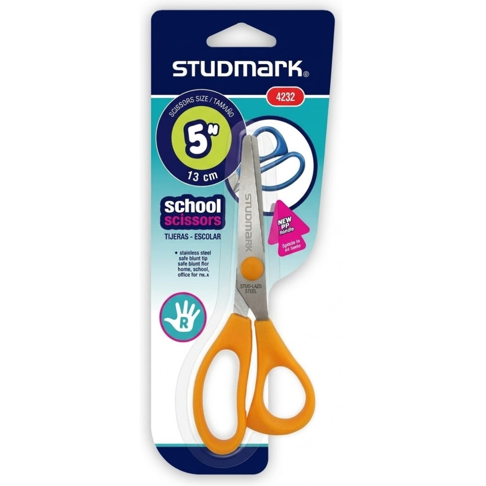 Studmark Tijera Escolar Mango De PP 5" 13cm Colores Varios