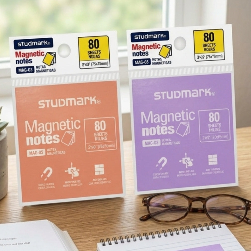 Studmark Notas Magnéticas 3"x3" 80 Hojas  2 Opciones