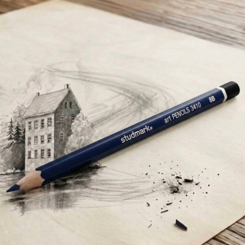 Studmark Lápiz Artístico Graduado De Grafito "8B" 1Und