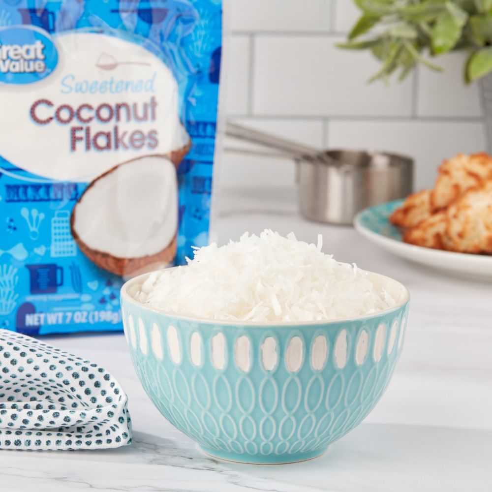 Sweetened Great Value Flakes Coconut 198g
