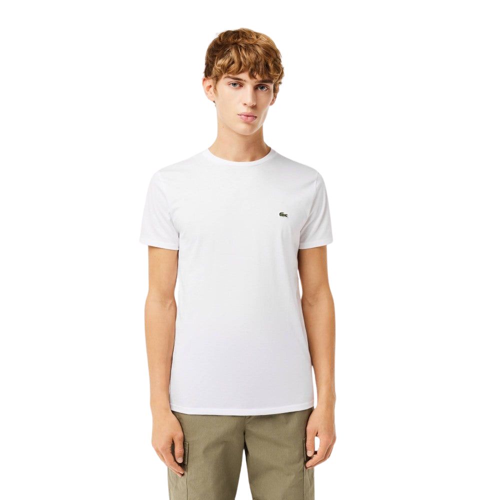 Lacoste T-Shirt blanca para caballero 100%Algodón