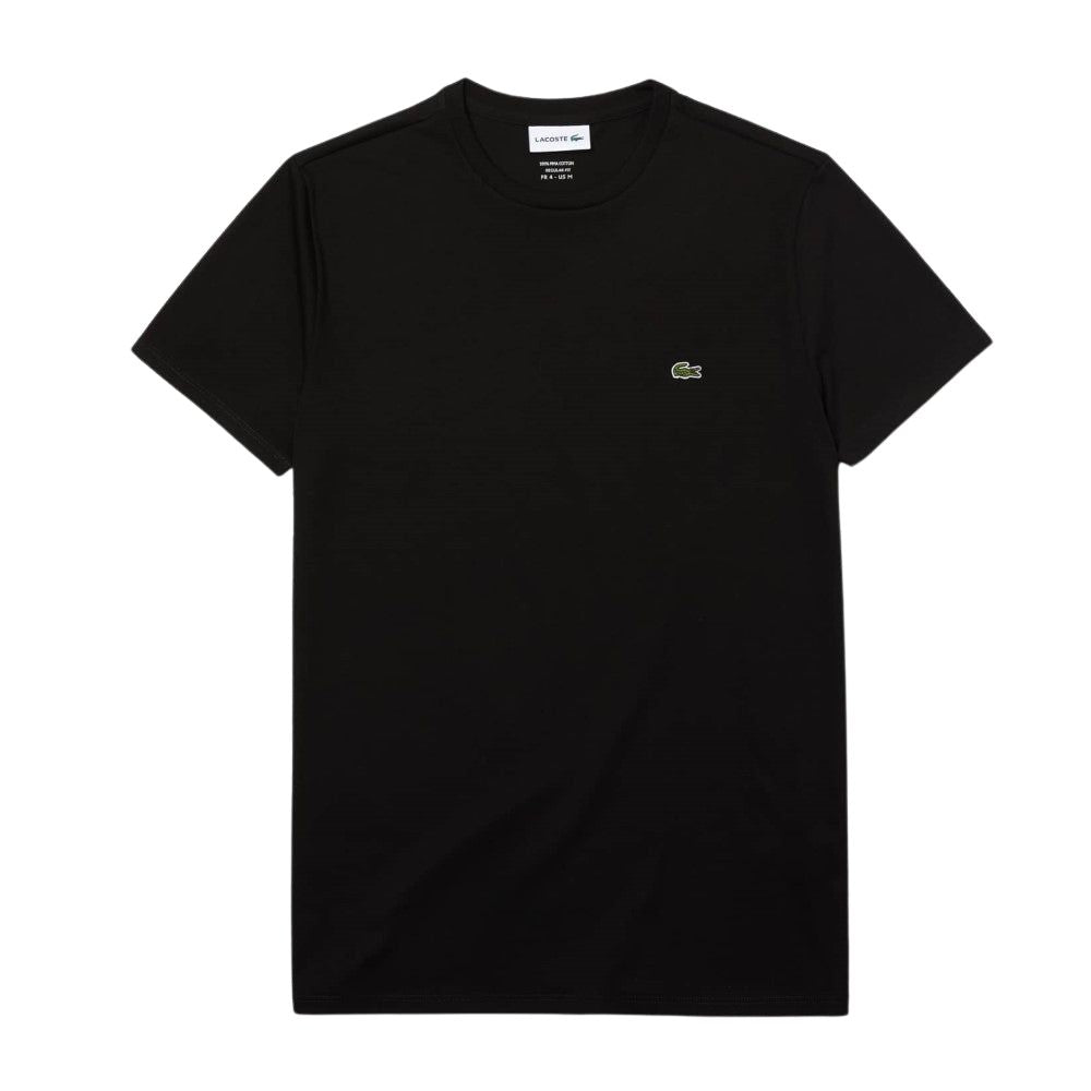 Lacoste T-Shirt Negra Para Caballero