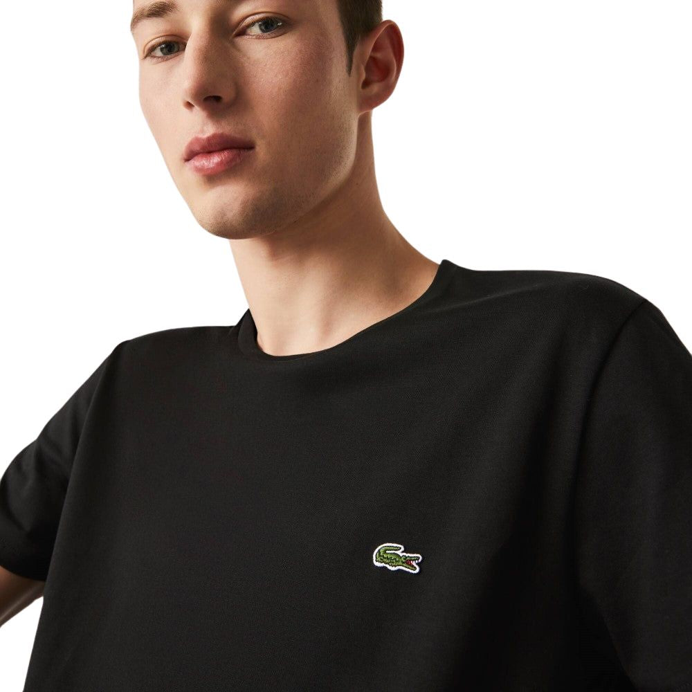 Lacoste T-Shirt Negra Para Caballero