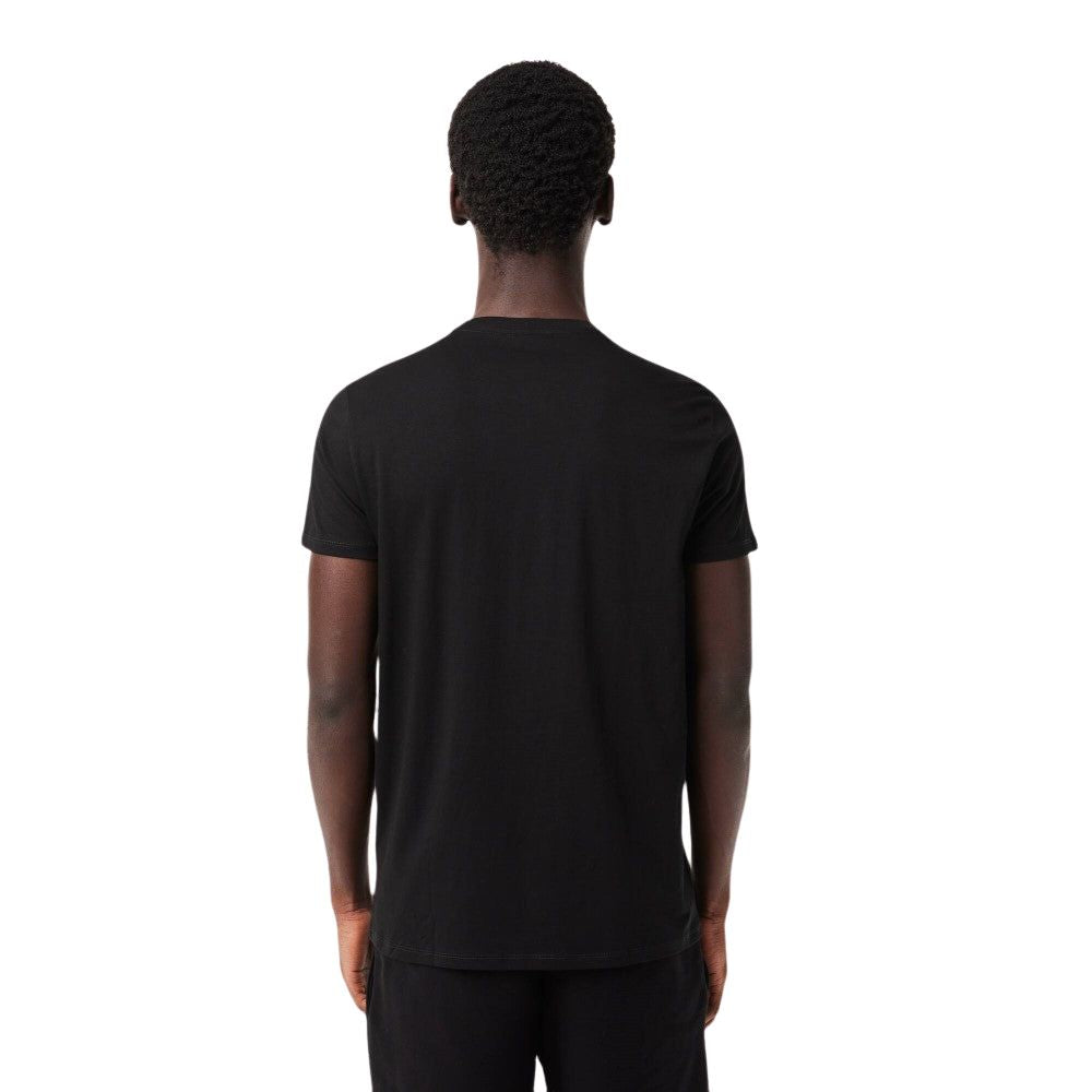 Lacoste T-Shirt Negra Para Caballero