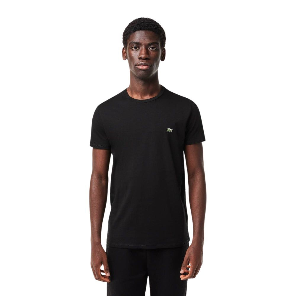 Lacoste T-Shirt Negra Para Caballero