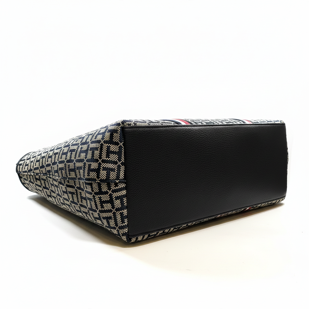 Tommy Hilfiger Cartera Tote Monogram Black