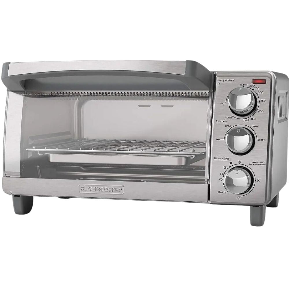 Black+Decker™ Horno de Conveccion Natural 4 Slices