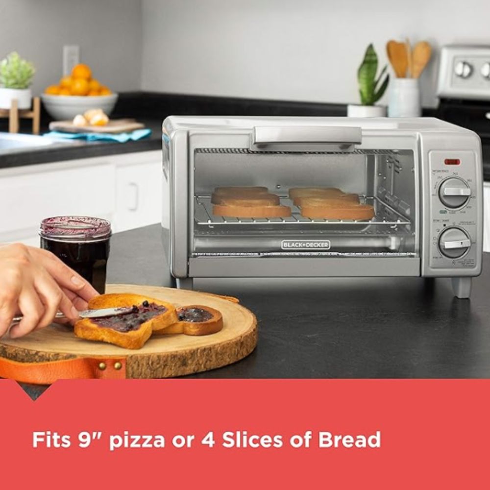 Black+Decker™ Horno tostador Crisp 'N Bake™ Air Fry de 4 rebanadas