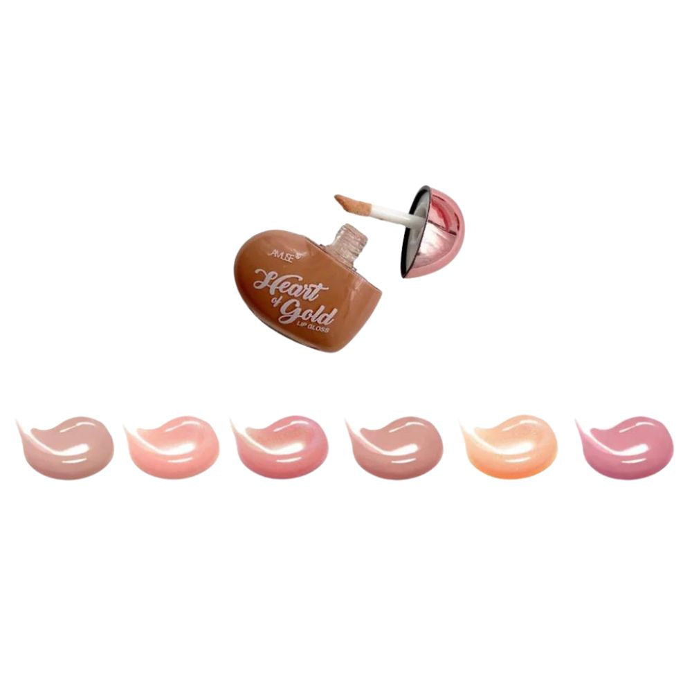 Amuse Heart Of Gold Lip Gloss 5gr 6 Tonos