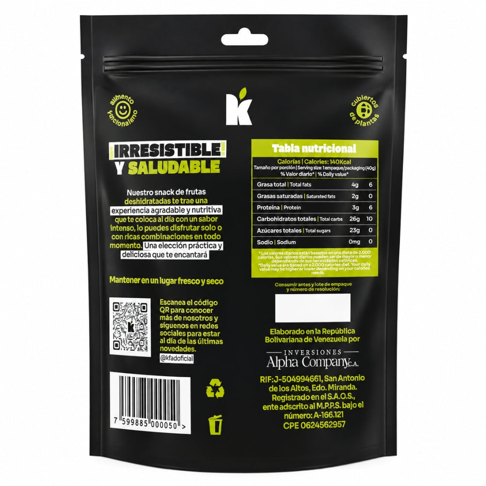 Kfadi Mix-Tropical Deshidratada 40gr