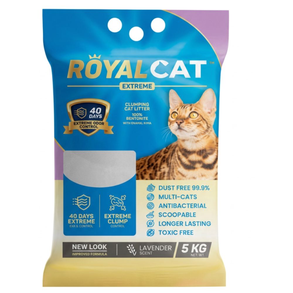 Royal Cat Extreme Lavanda Arena Para Gatos 5kg