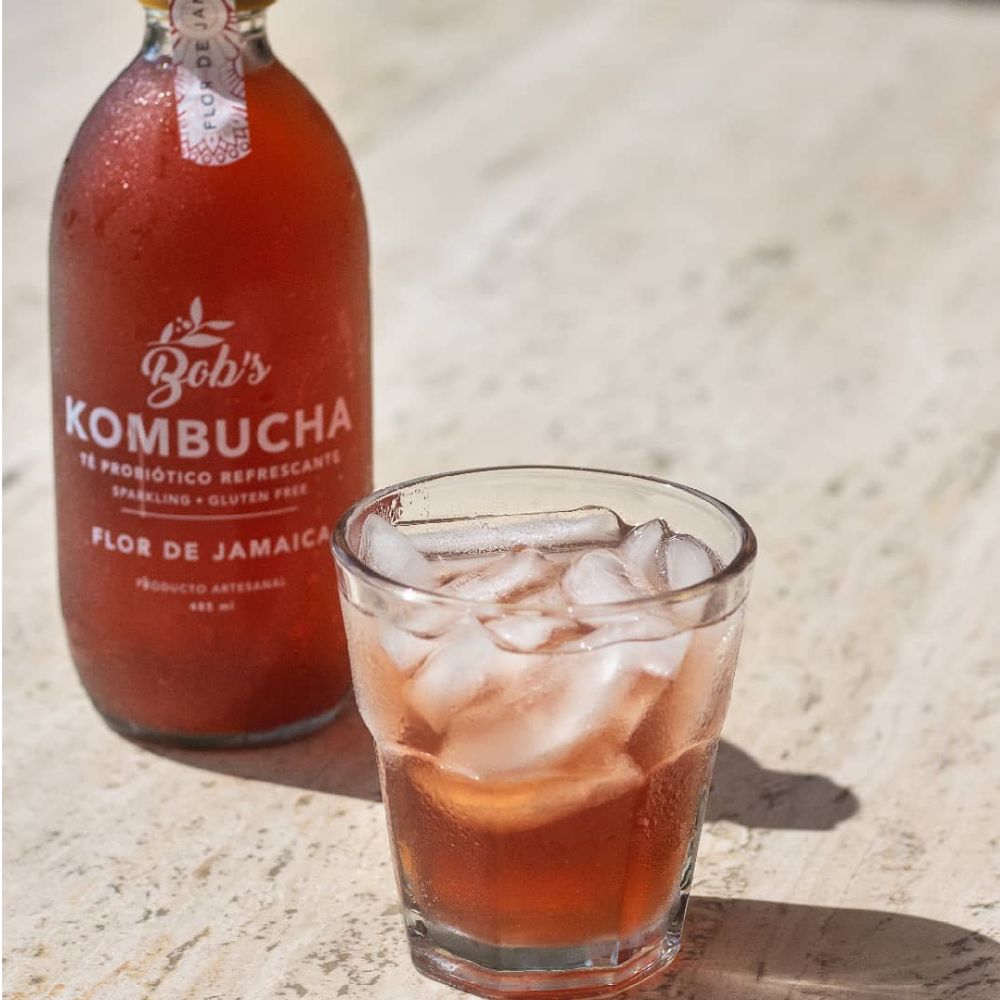 Te Bob's Kombucha Flor De Jamaica 485 ml