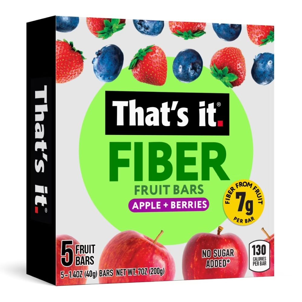 That's it Mini Fruit Mini Bars Apples + Berries 5 Und 40gr c/u