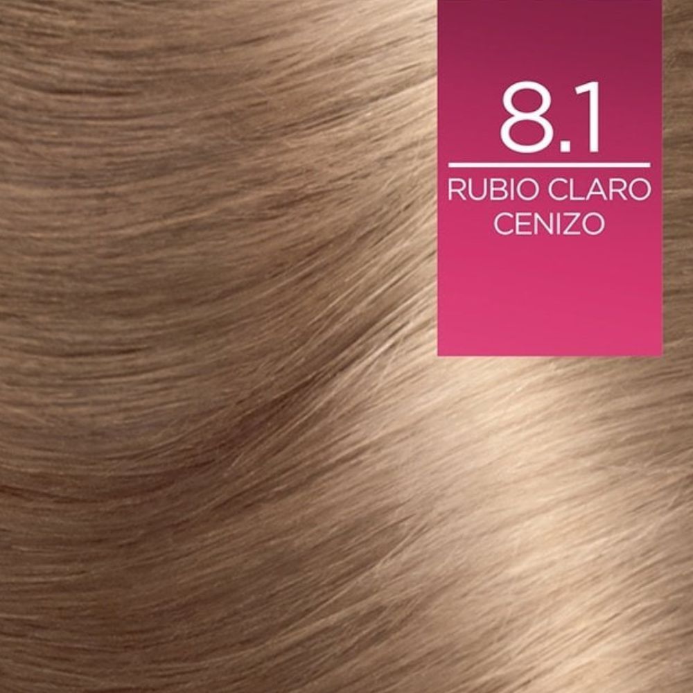 Tinte L'Oreal Excellence Creme 8.1 Rubio Claro Cenizo