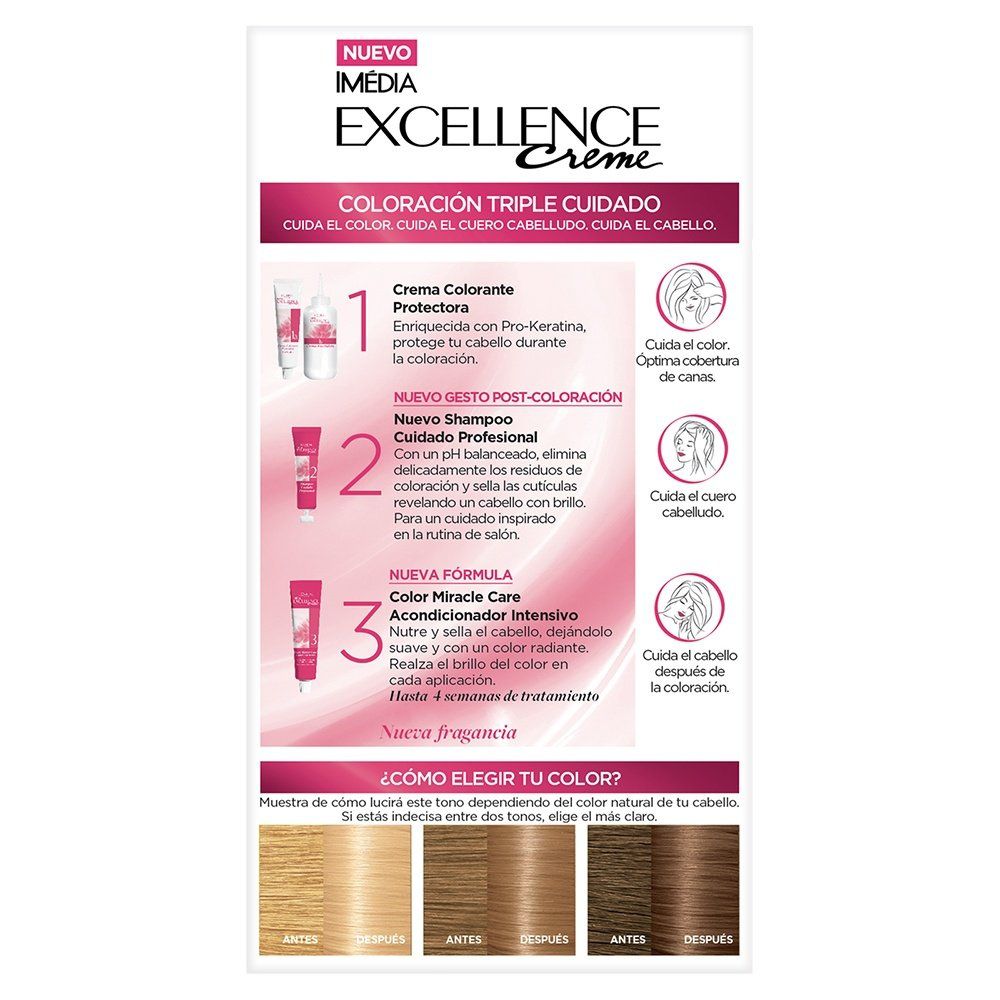 Tinte L'oreal Excellence Creme 9 Rubio Muy Claro