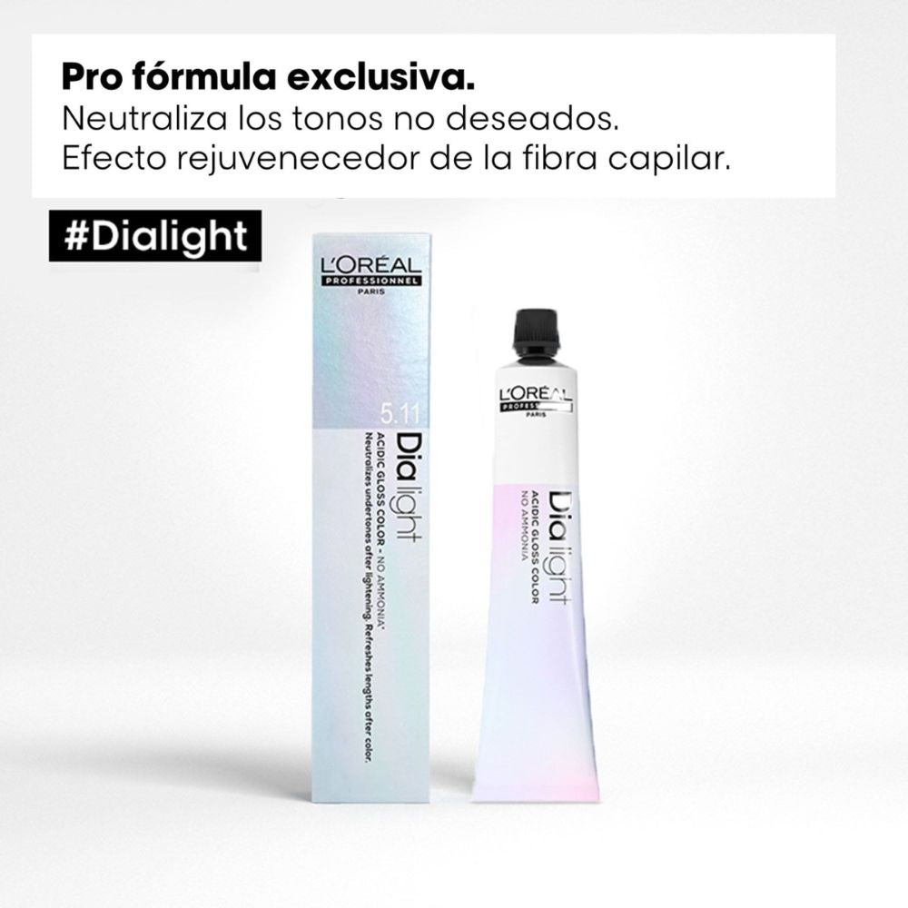 Tinte Loreal Coloracion Dia Light 10.21 Milkshake Rubio Platino Irisado Ceniza. Sin Amoniaco 50 mL