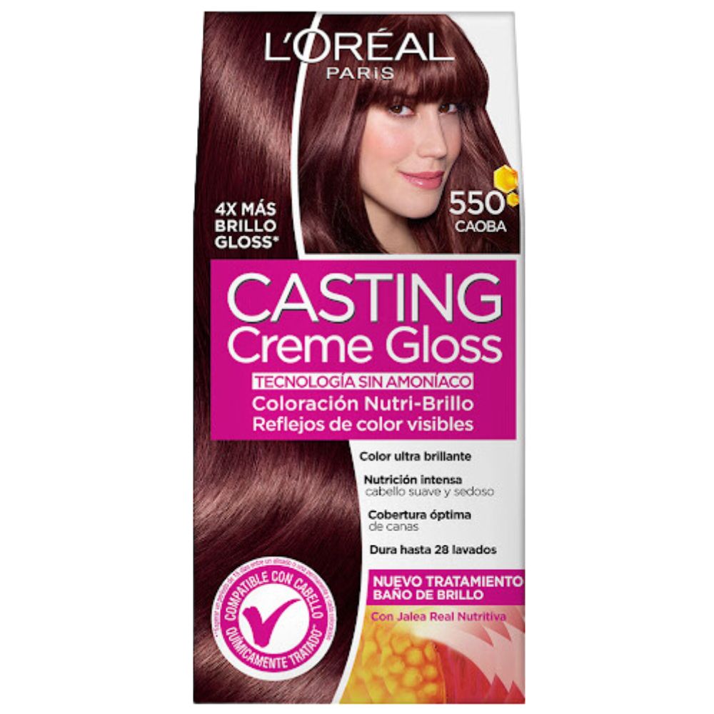 Tinte Loreal Casting Creme Gloss Kit 5.50 Caoba 45 ml