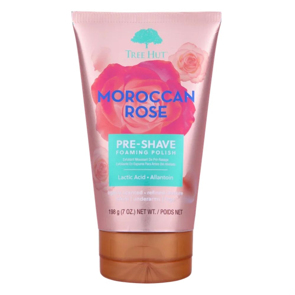 Tree Hut Moroccan Rose Pre-Shave Foaming Polish 198gr
