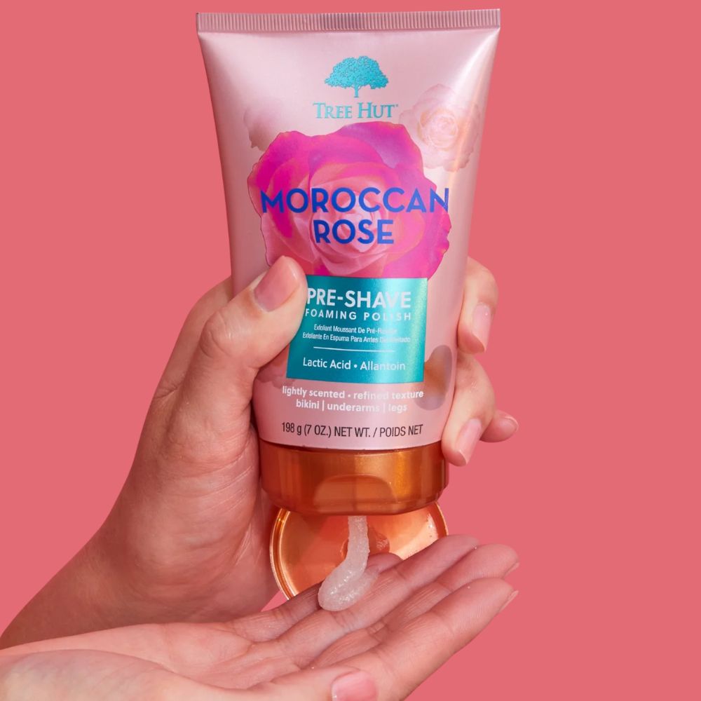 Tree Hut Moroccan Rose Pre-Shave Foaming Polish 198gr